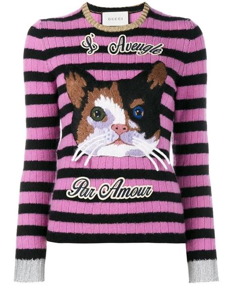 guccy cat sweater|A Spotlight on Dogs and Cats .